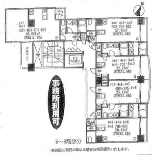 ル・ビジュー【4階】の間取り