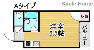 レナジア中加賀屋【7階】の間取り