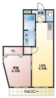 シャトレ参番館【4階】の間取り