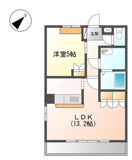 パシフィックヒルズ本郷【2階】の間取り