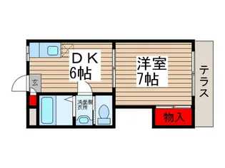 コ-ポエム2【1階】の間取り