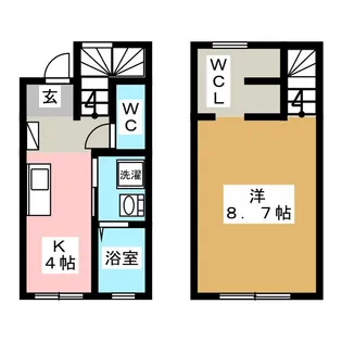 エスタシオンコート A【1階】の間取り