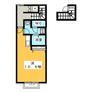 フィアス北東島II【2階】の間取り