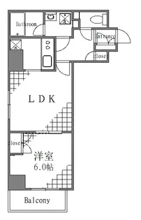 リファイズエムエス【6階】の間取り