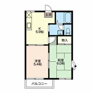 サンパレストリイ【2階】の間取り