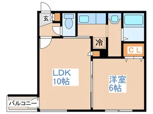 HS南平岸【4階】の間取り