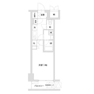 TLRレジデンス町田【4階】の間取り