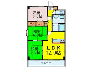 メイフォレスト【2階】の間取り