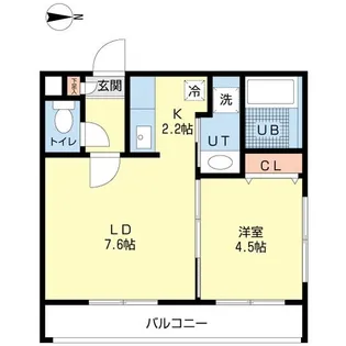 Saqras【2階】の間取り