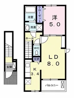 リトモ フェリーチェ V【2階】の間取り