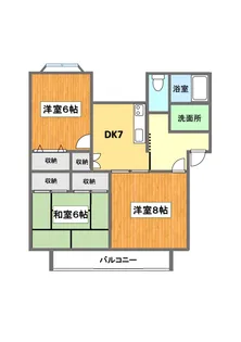 グランデュールU【1階】の間取り