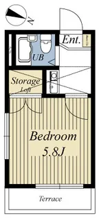 ディアレスト谷塚【2階】の間取り