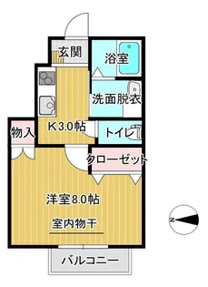 SOLEIL桜町(ソレイユさくらまち)【1階】の間取り