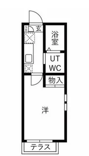 ベルフルール西船橋【1階】の間取り