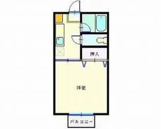 ミドル東大沼【2階】の間取り