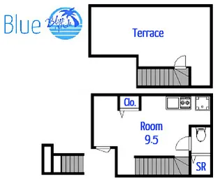 晴風と川の音のLuminous【2階】の間取り