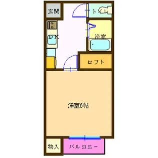 アンジェリックC【2階】の間取り