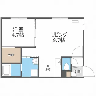 SERAM桑園(セラム桑園)【1階】の間取り