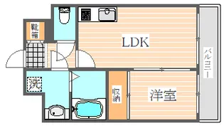 ディモーラ博多【3階】の間取り