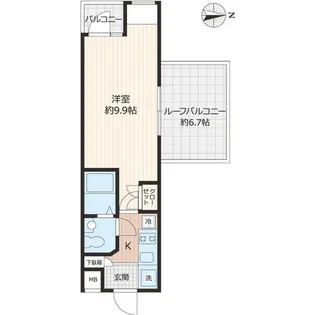 Beverly Homes 下赤塚【4階】の間取り