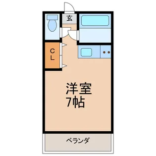 ウイングマンション【5階】の間取り