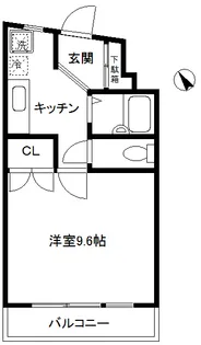 横山ビル【4階】の間取り