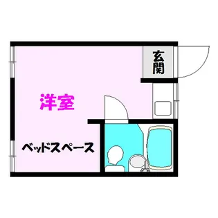 大原アパート【1階】の間取り