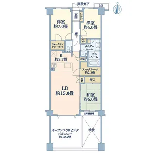 グランシティ鎌倉植木の杜【5階】の間取り