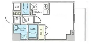 プライムコート浅草【6階】の間取り