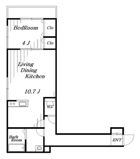 サンスクミ【2階】の間取り