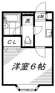 タウンテラス野沢B棟【1階】の間取り