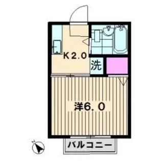 シティハイムケネス【1階】の間取り