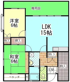 クレスト町田I1号棟【1階】の間取り