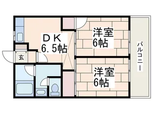 ウイスタリア54【1階】の間取り