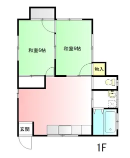 雑賀アパート【1階】の間取り