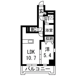 IRIC(アイアールアイシー)【5階】の間取り