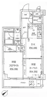 ライオンズマンション東青梅第2【3階】の間取り