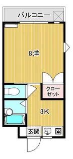 BRICK GARDEN【3階】の間取り