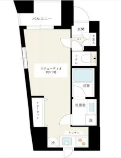 カスタリア新宿御苑【8階】の間取り