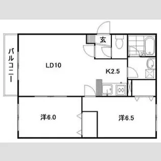 ディアクオーレ42【3階】の間取り