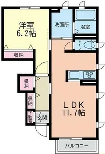 アヴァンティV【1階】の間取り