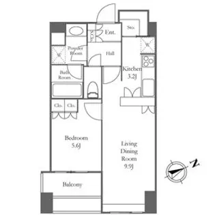 ウエストパークタワー池袋【18階】の間取り
