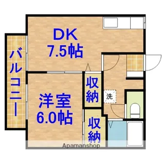 コーポサンエコーIII【2階】の間取り