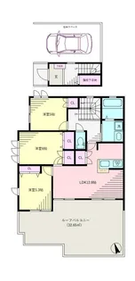 シャルマンクレスト【2階】の間取り