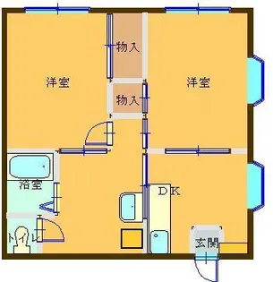 アピタシオン【2階】の間取り