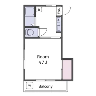 ボヌール【2階】の間取り