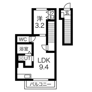 ララハイツ【2階】の間取り