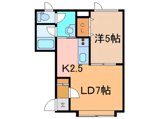 ハピネスタウン【2階】の間取り