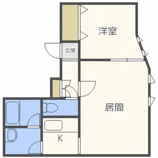 レジスタN10【2階】の間取り
