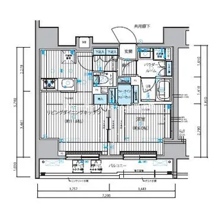 メインステージ新御徒町【4階】の間取り